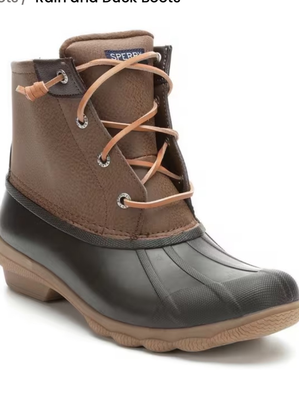 WOMEN'S SPERRY SYREN GULF DUCK BOOTS